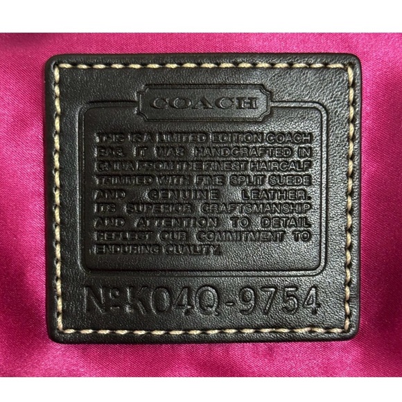 NEW with tags Coach Vintage Madison Exotic Haircalf Top Handle Evening Bag Purse - Picture 13 of 16